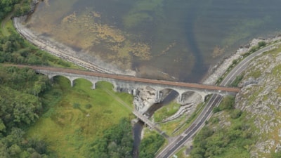 Railway track running through Highland scenery on the West Highland Line